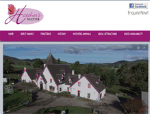 Tablet Screenshot of hatchersmanor.com.au